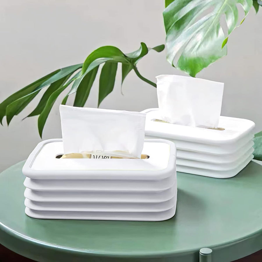 Silicone Tissue Holder – Foldable & Stylish for Home & Office