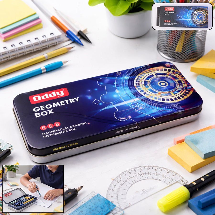 Geometry Box Set – Durable and Precise Instruments for Students