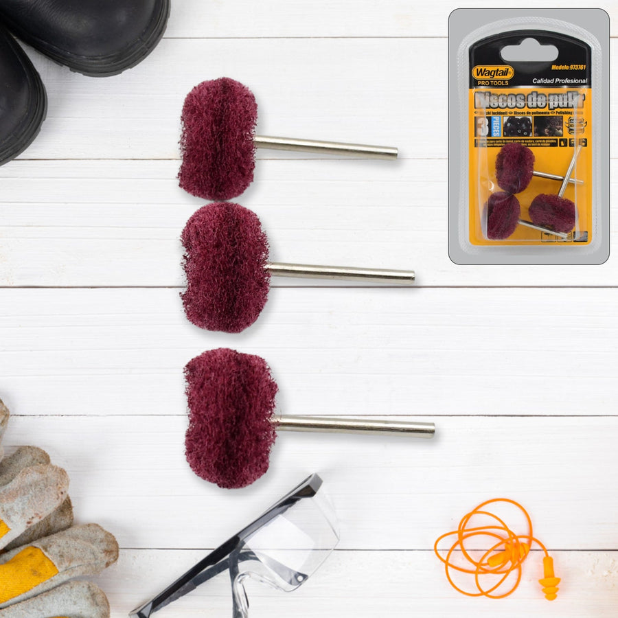 Abrasive Buffing Wheel Set – For Rust Removal & Polishing