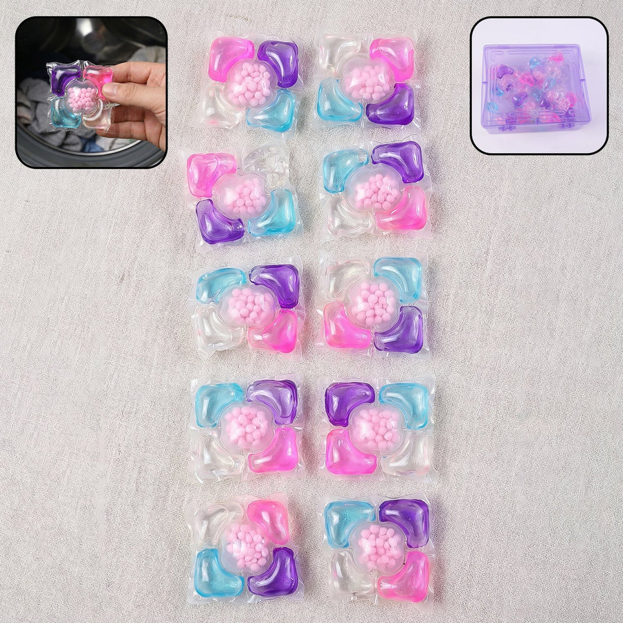 Laundry Detergent Pods – 10 Pre-Measured Stain Removal Capsules