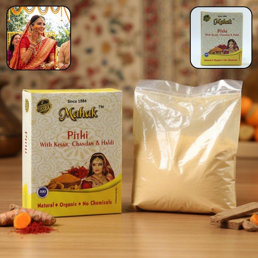 Mahak Pithi Face and Body Powder – 40 gm Natural Herbal Cleanser