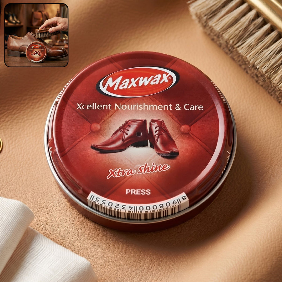 Brown Shoe Polish Cream Instant Shine Nourishment for Leather