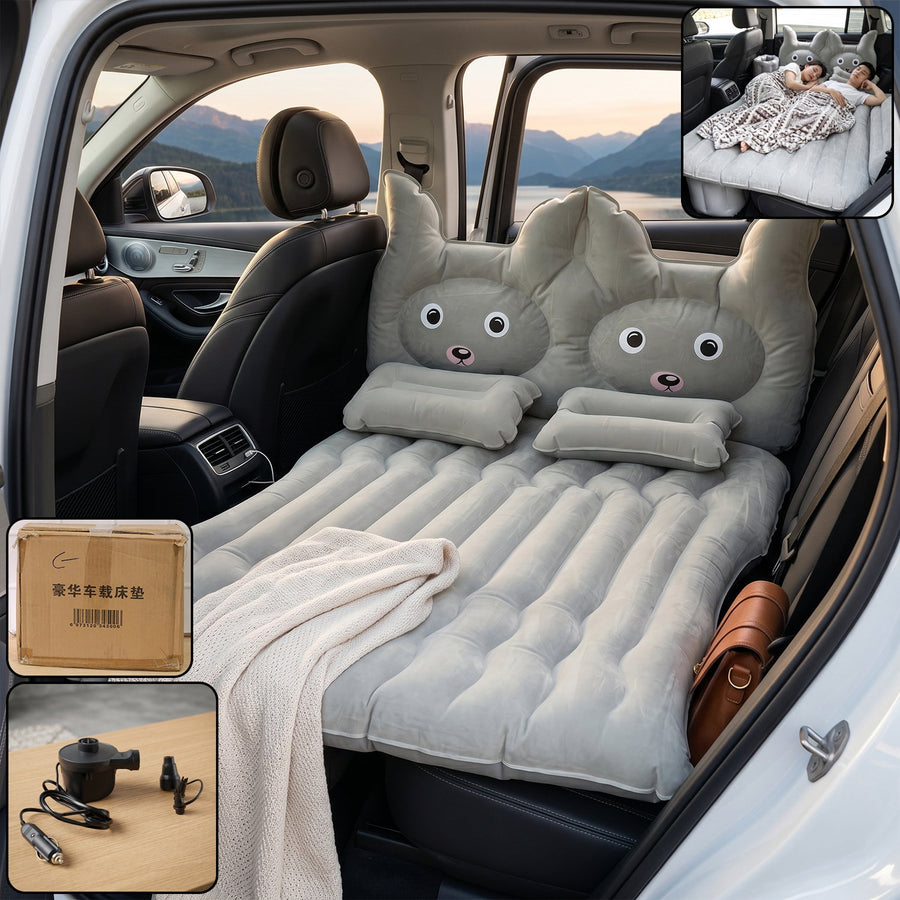 Car Air Mattress Bed Set – Comfortable & Portable Camping Solution, Car Sofa