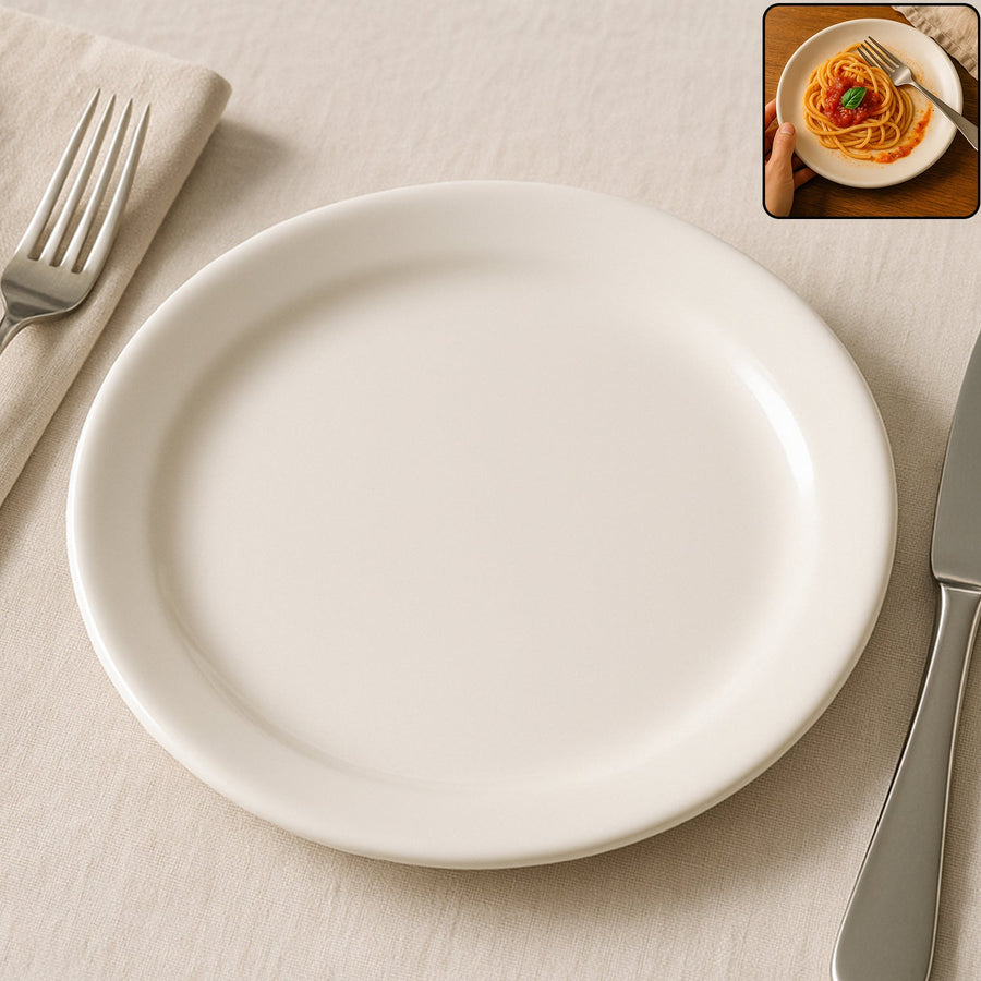 30 cm Round Dinner Plate – Durable & Heat-Resistant Serving Plate