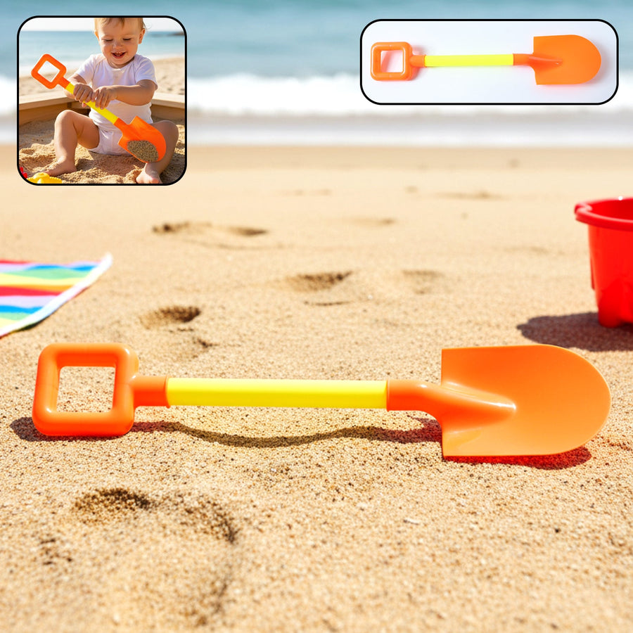 Kids Beach Sand Shovel – Lightweight Plastic with Easy Grip Handle