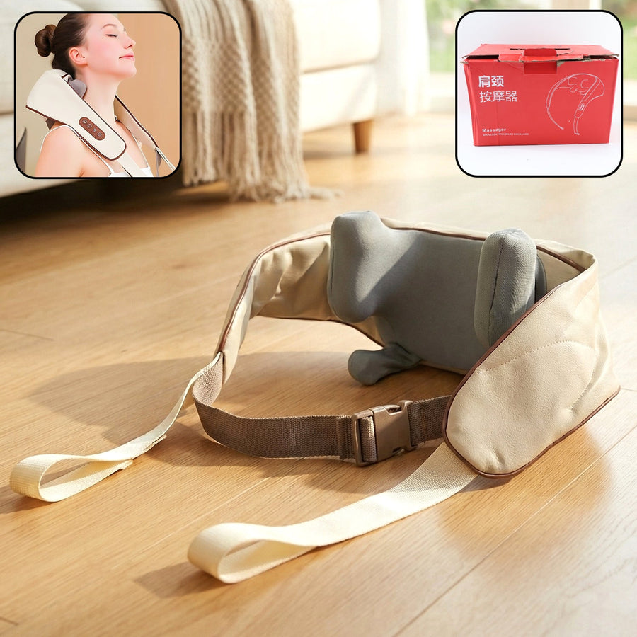 Neck & Shoulder Massager Belt – Ergonomic Pain Relief Medium