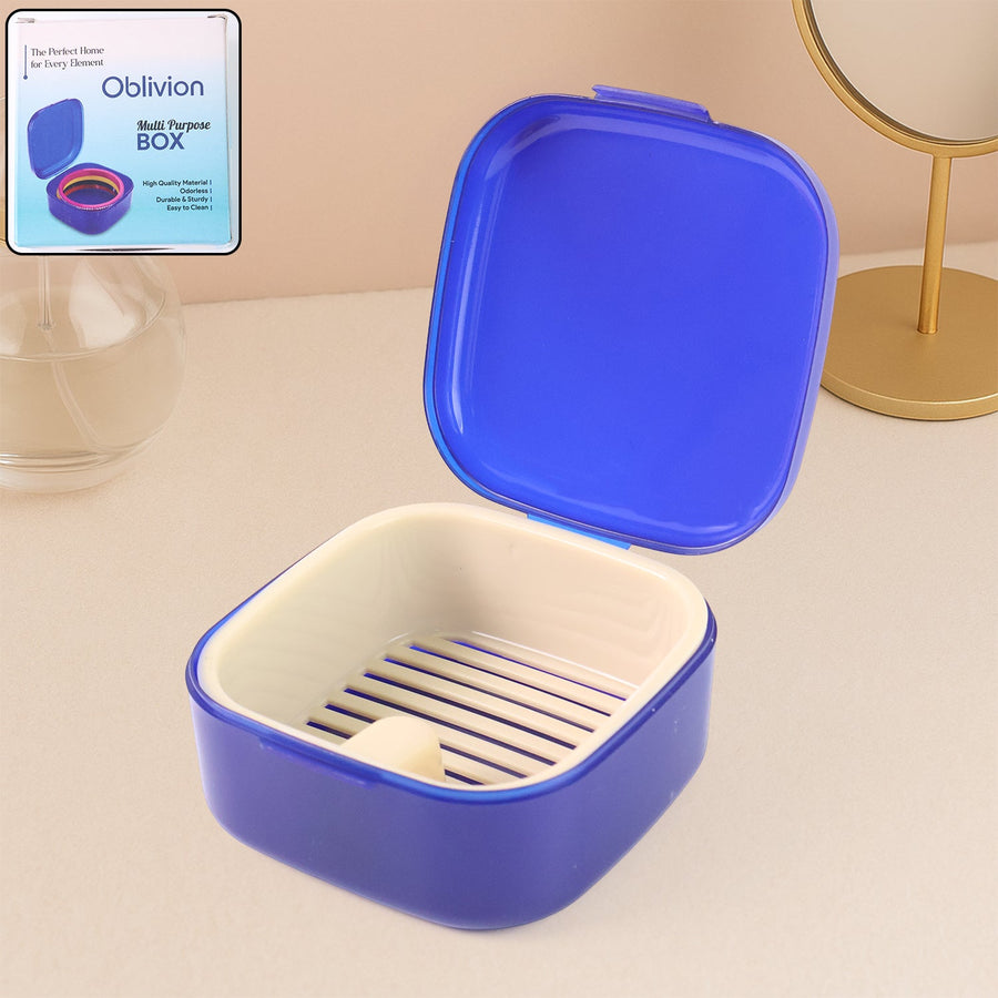 Multi-Purpose Storage Box with Lid – Compact & Durable Organizer