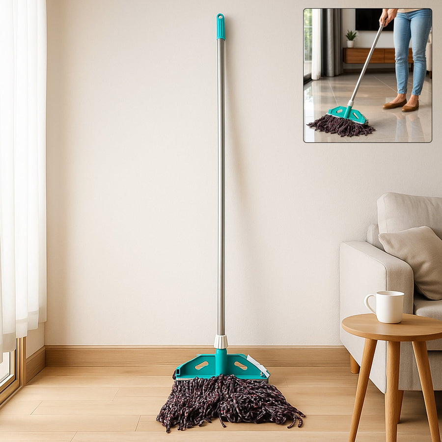 Cotton Yarn Floor Mop – Super Absorbent with Long Handle