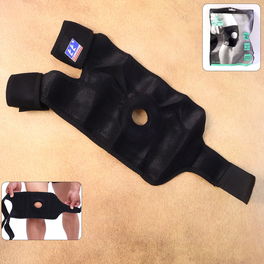 Adjustable Knee Support Brace – Comfortable Patella Hole Design