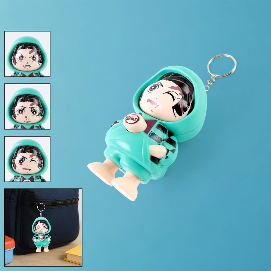 Cartoon Character Keychain – Durable PVC Cute Mini Figure