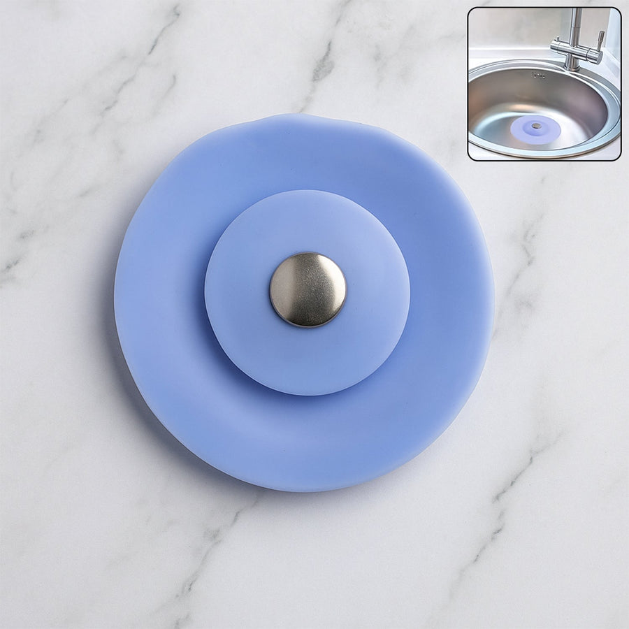 Silicone Sink Strainer & Stopper – Durable 2-in-1 Kitchen Protection