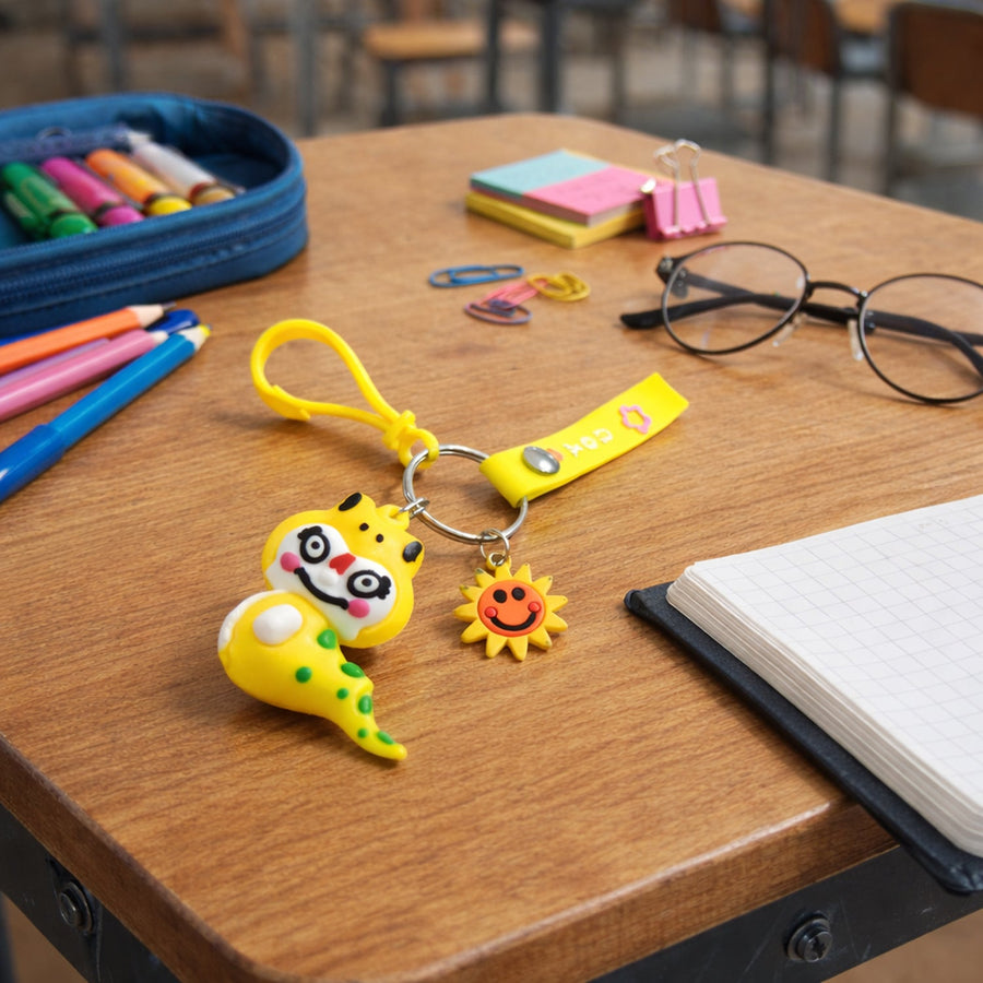 Cute Dinosaur Keychain – Playful Accessory for Bags & Keys