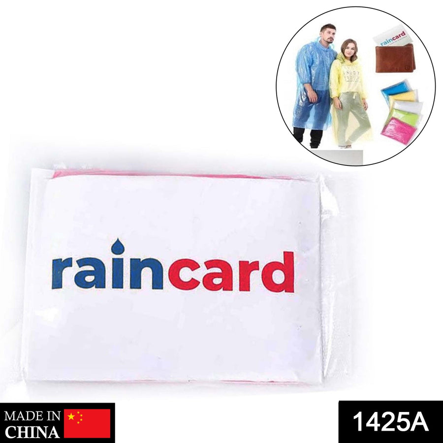 Waterproof Emergency Raincoat Card – Compact & Easy Carry