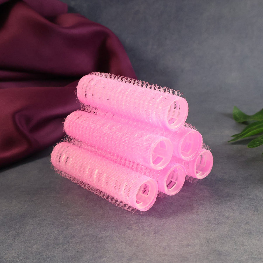 Self-Grip Hair Rollers – Lightweight Heat-Free Curlers 6 Pc Set