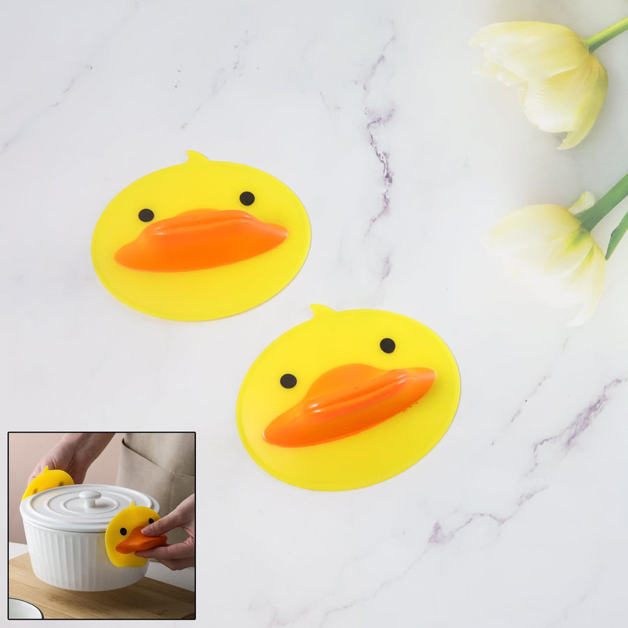Duck Silicone Hot Pot Holders – Heat Resistant & Non-Slip Grip