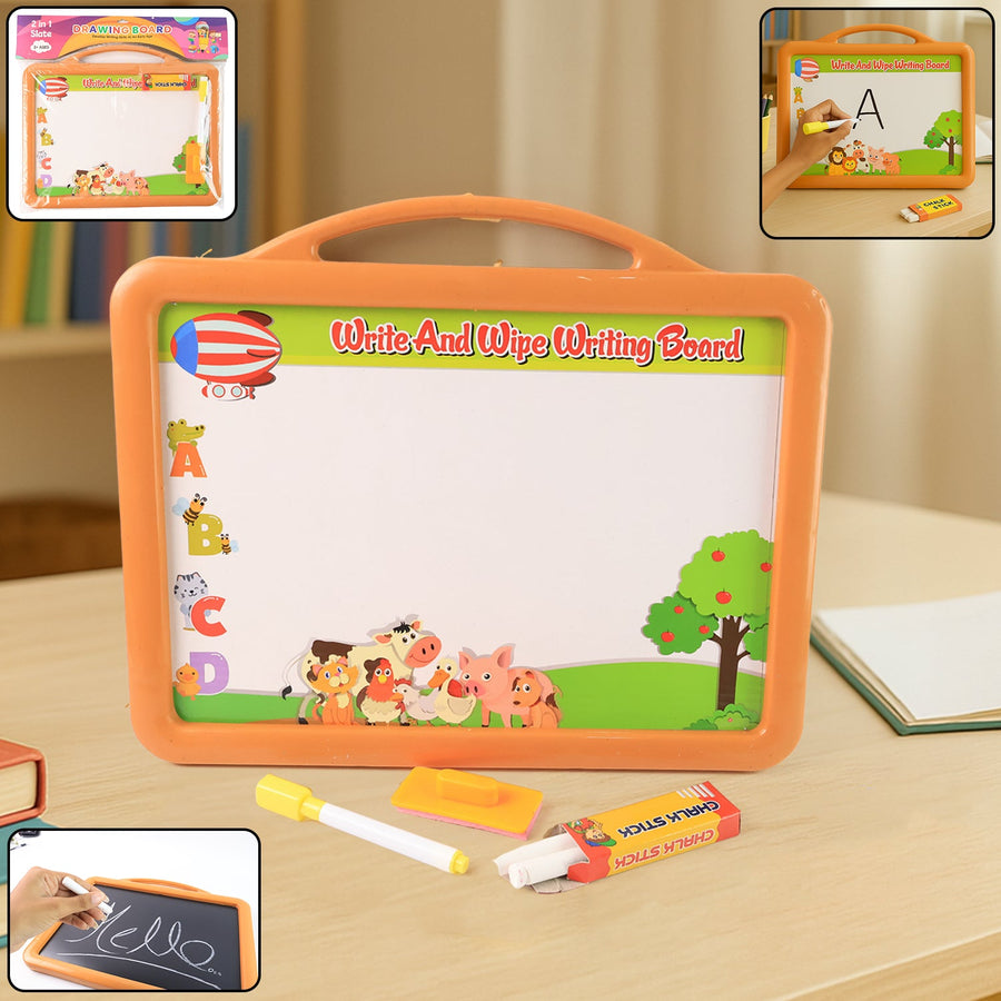Educational Drawing Board – 2-in-1 Double-Sided Kids Art Set