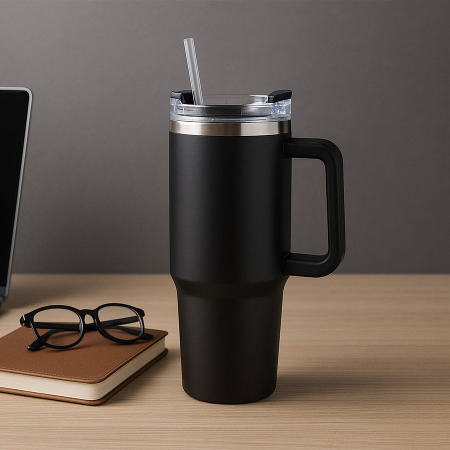 1200ML Stainless Steel Vacuum Insulated Travel Mug – Durable & Spill-Resistant