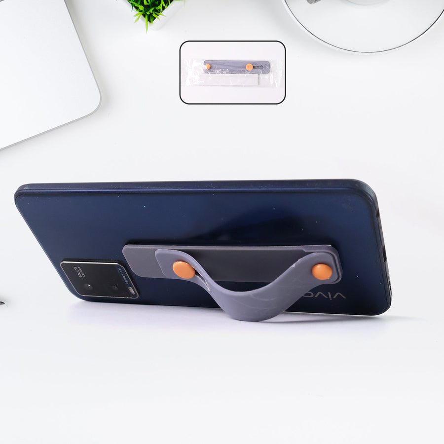 Silicone Phone Loop Finger Holder – Secure Grip & Multi-Use Kickstand