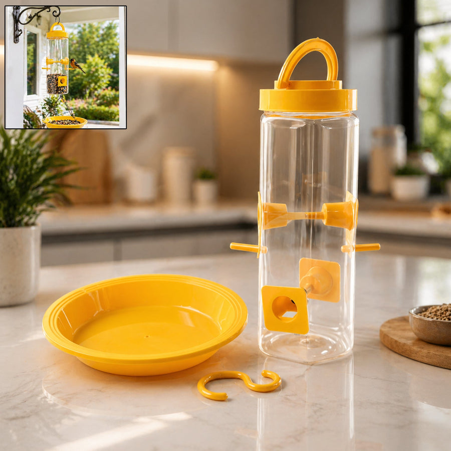 Hanging Bird Feeder – Multi-Port Design for Garden & Balcony