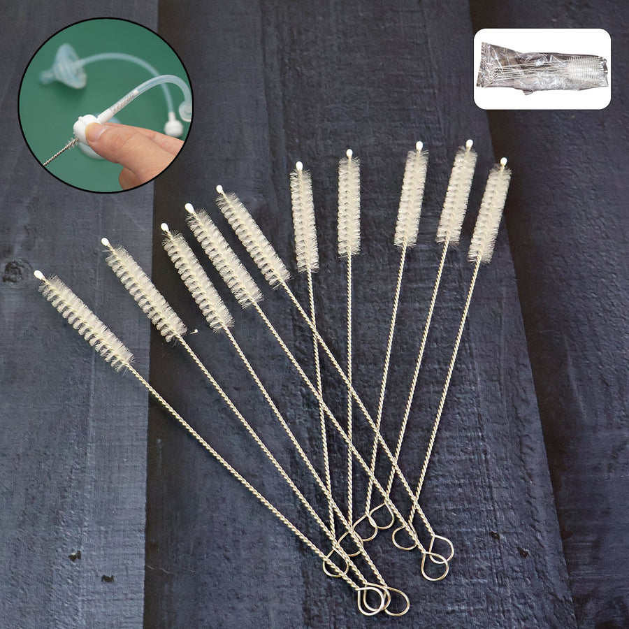 Straw & Bottle Cleaning Brush Set – 10 Pcs Deep Cleaning