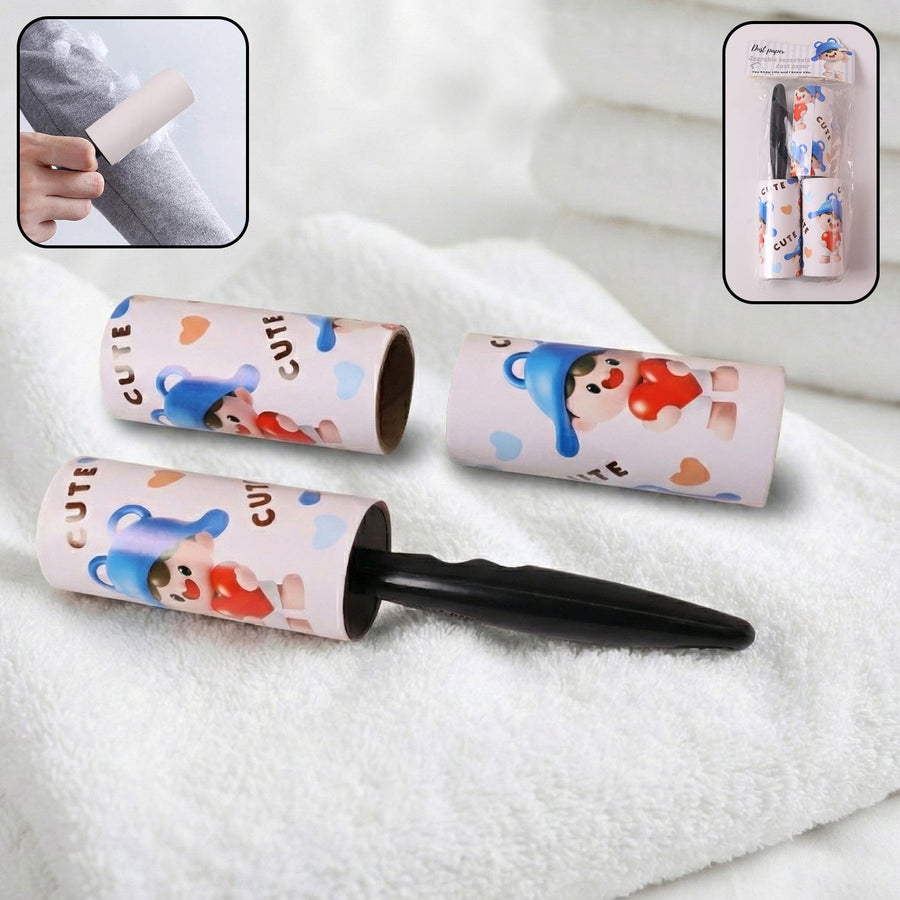 Reusable Sticky Lint Roller – Effective Fabric Cleaning Tool