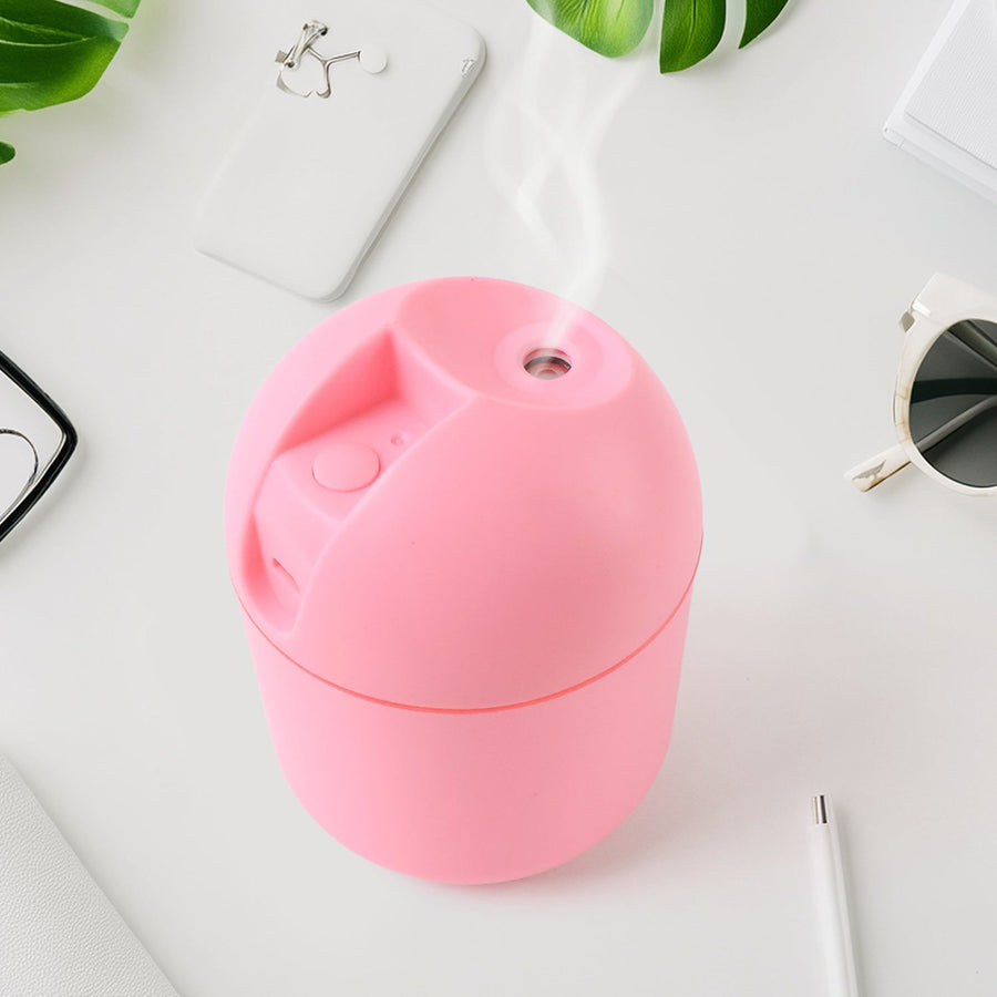 USB Mini Air Humidifier – Portable 250ml Quiet Cool Mist with LED