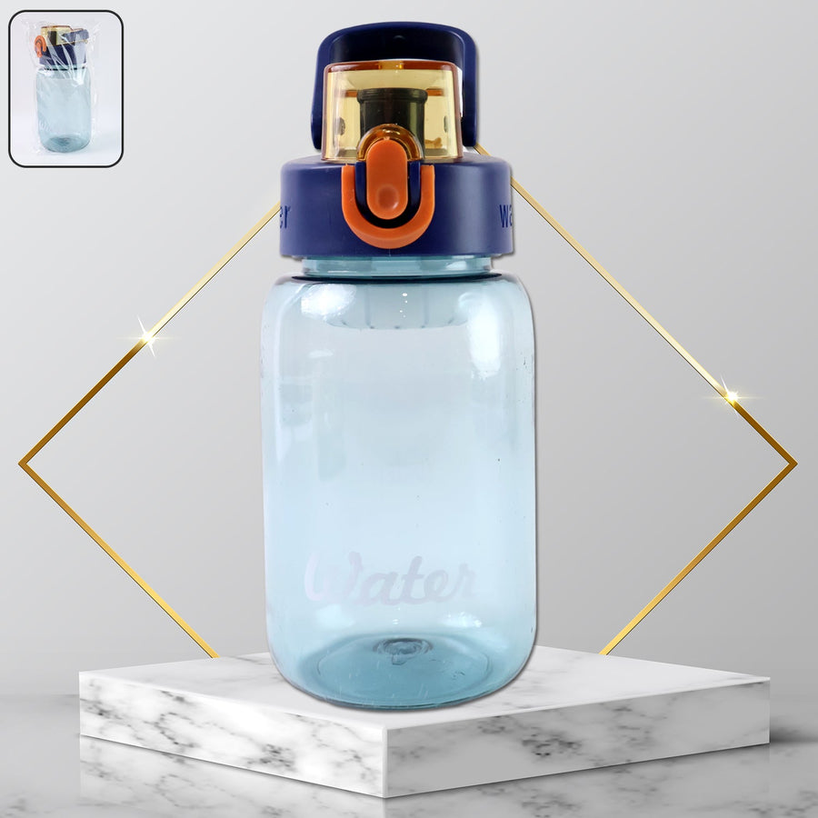 600ml Leak-Proof Plastic Water Bottle – Flip Cap with Safety Lock