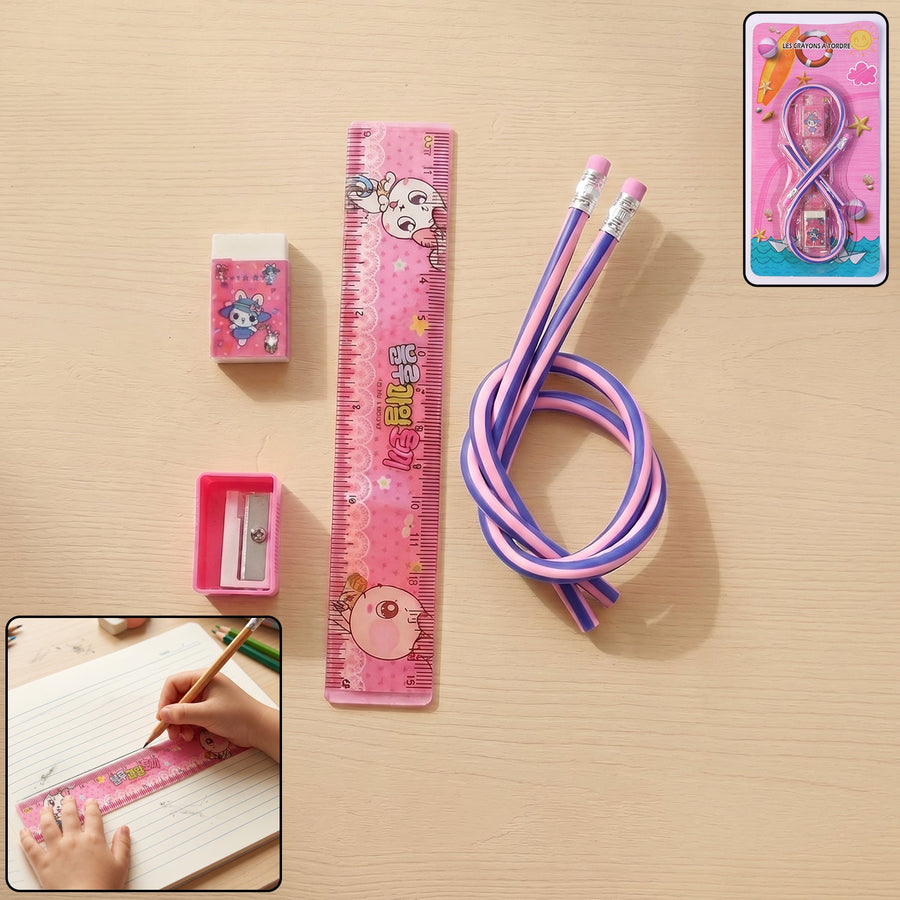 Kids 5-in-1 School Stationery Kit – Fun & Practical Learning Set