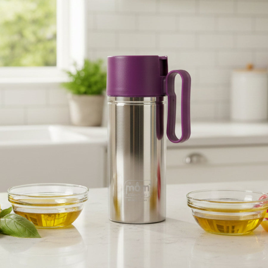 Stainless Steel Oil Pourer – 750ml Anti-Drip Dispenser