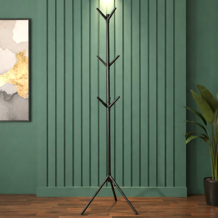 Metal Coat Rack Stand – Heavy-Duty Multi-Hook Organizer