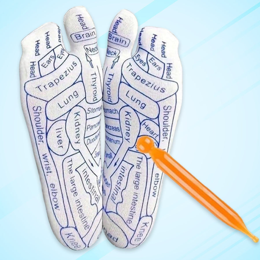 Reflexology Acupressure Socks Set – Targeted Foot Massage & Relaxation