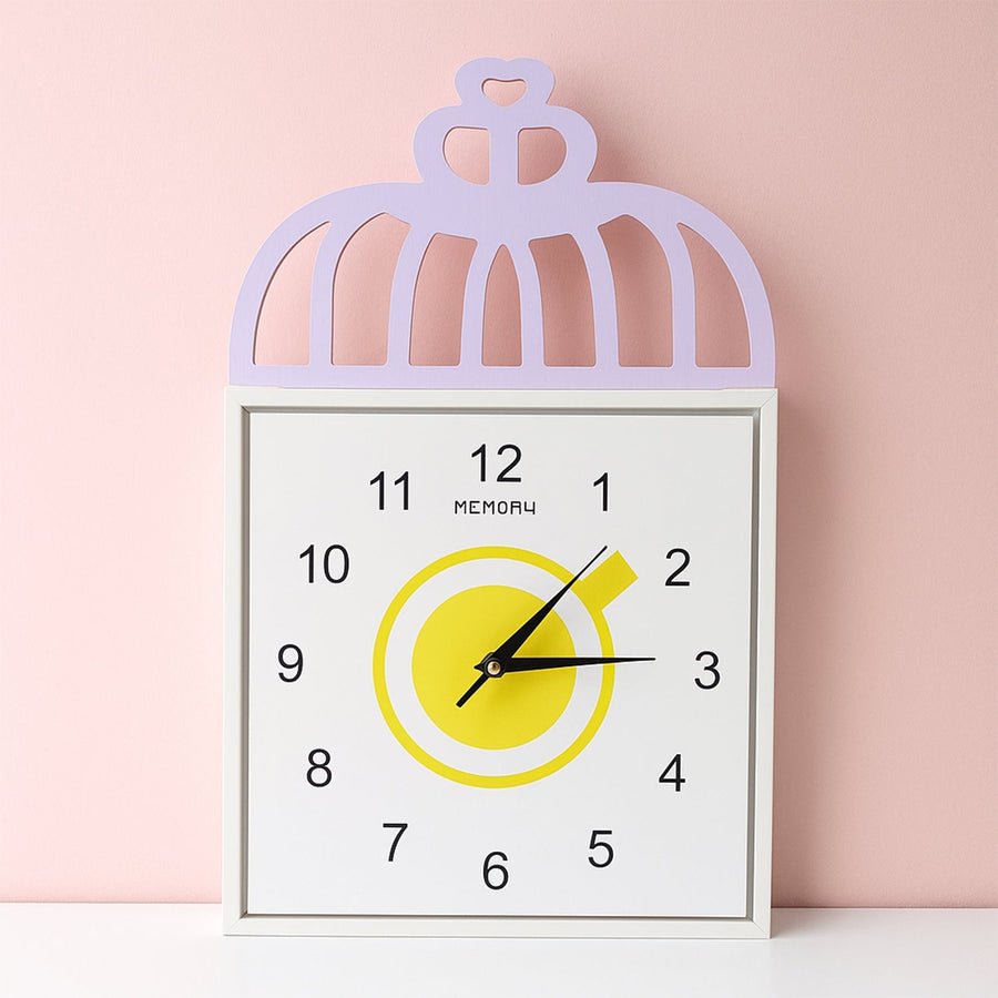 Square Wall Clock – Decorative Battery Operated Timepiece