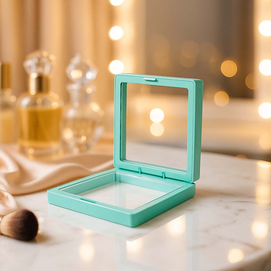 Transparent Jewellery Display Box – Elegant 3D Floating Organizer