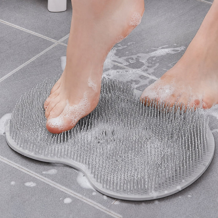 Silicone Foot Scrubber Mat – Soft Bristles for Easy Foot Care