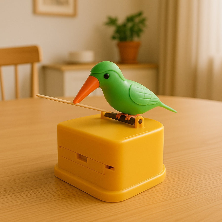 Bird Toothpick Dispenser – Portable Automatic Storage Box