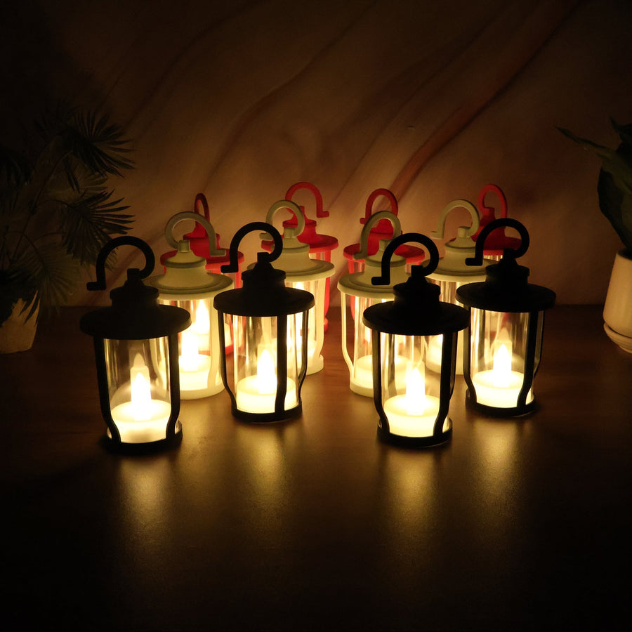 Flameless LED Lantern Candles – Set of 12 Warm Glow Décor