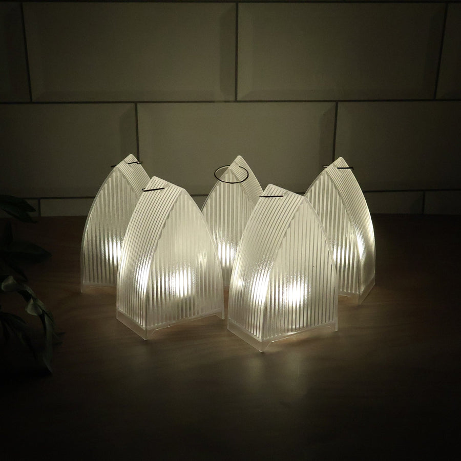 LED Flameless Lantern Lights – Safe & Elegant 5-Pc Set