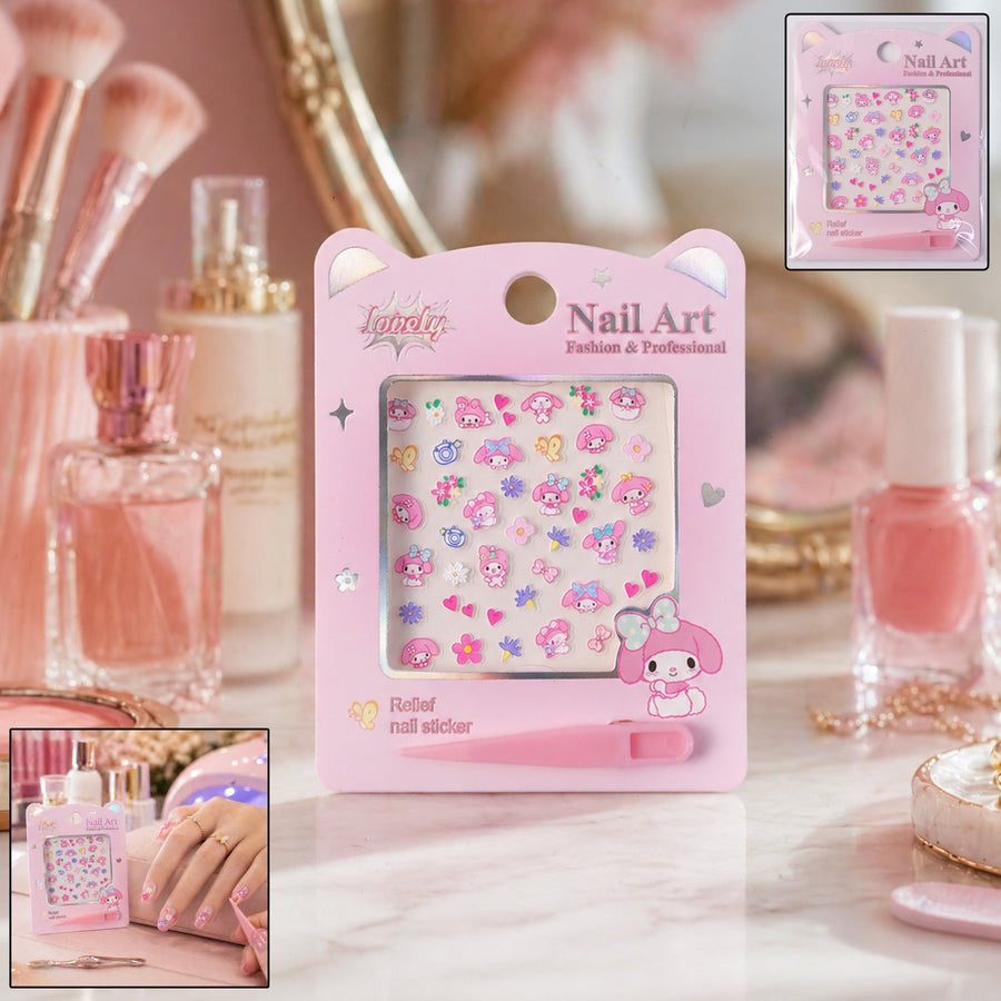 Nail Art Sticker Set – Easy DIY Creative Manicure Kit
