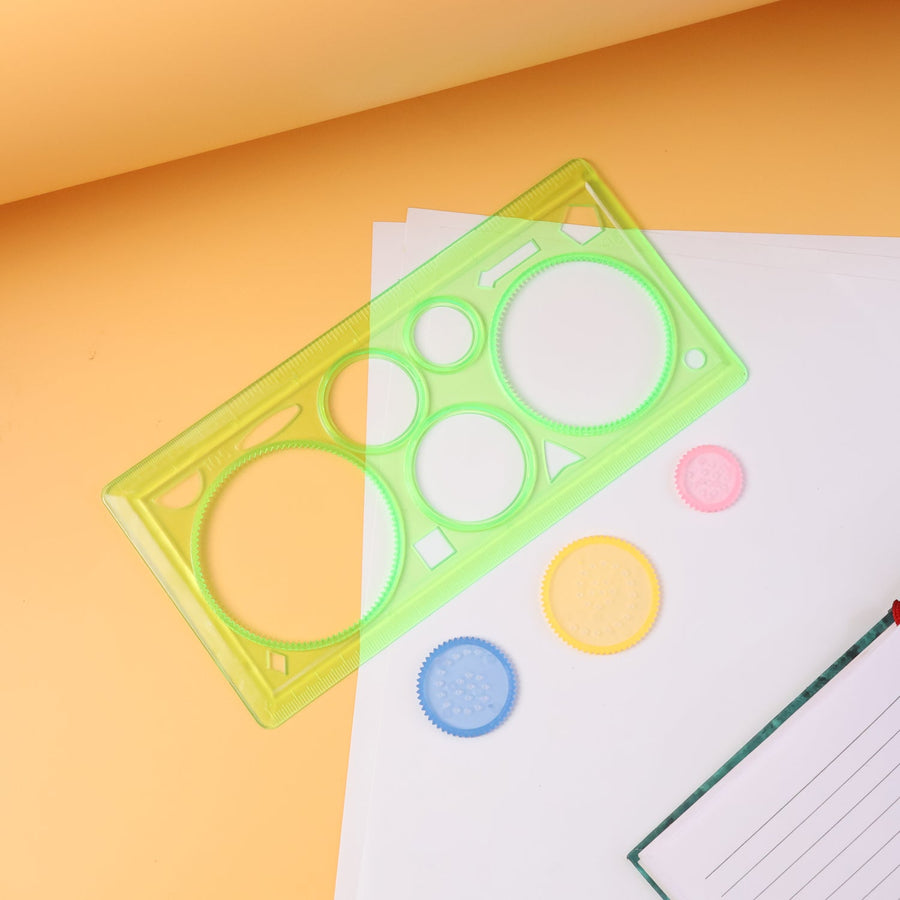 Spirograph Geometry Stencil Set – Precise Spiral & Shape Drawing