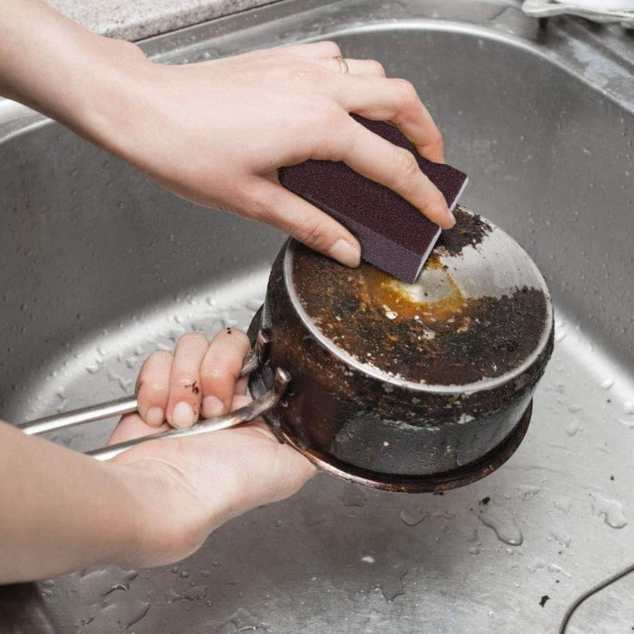 Kitchen Cleaning Sponge Scrub Block – Compact & Durable 7x7 cm