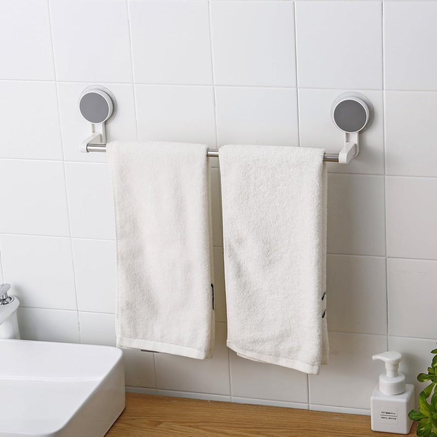 Self-Adhesive Towel Rod – Rust-Resistant Punch-Free Mount