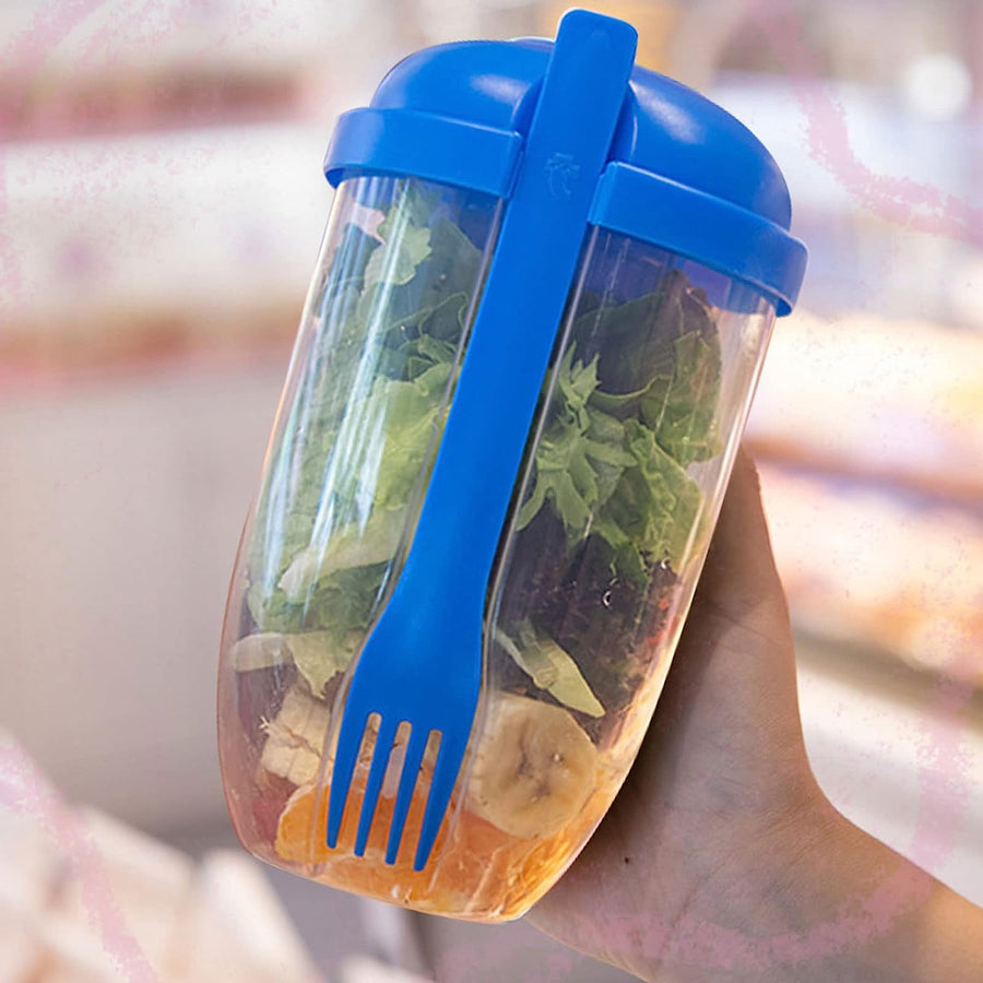 Fruit and Vegetable Salad Cups – Easy to Clean and Portable for Travel