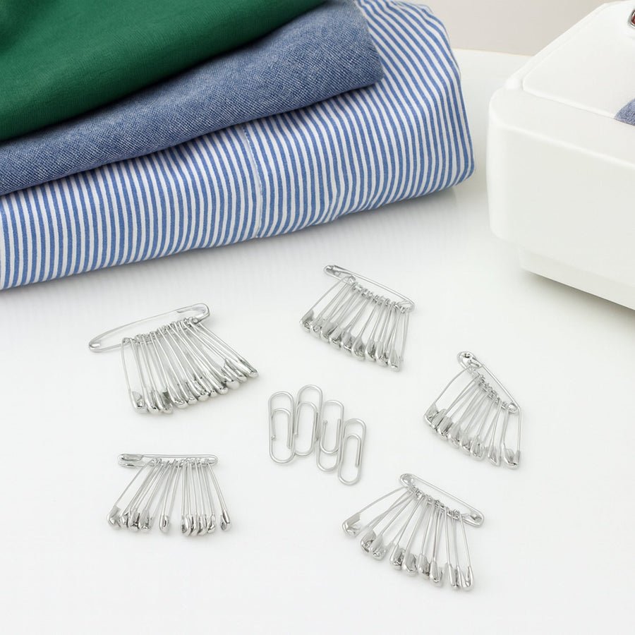 Metal Safety Pin Set – Durable Multipurpose Tailoring & Repair Kit
