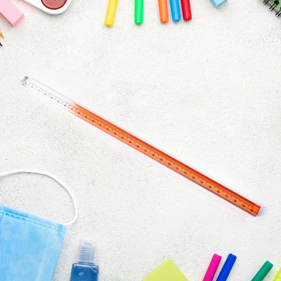 Acrylic Rulers – Precise 30 cm Measurement for Crafts & Learning