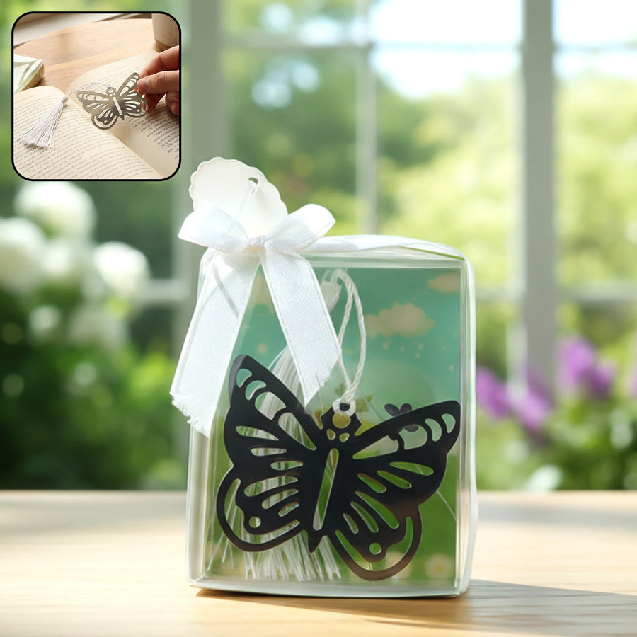 Butterfly Design Metal Bookmark – Elegant Reading Accessory