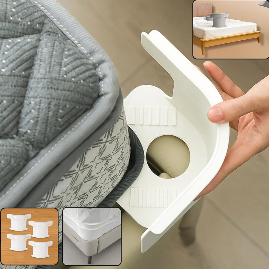 Bed Sheet Holders – Strong Grip Plastic Clips for Mattress (4 Pc Set)