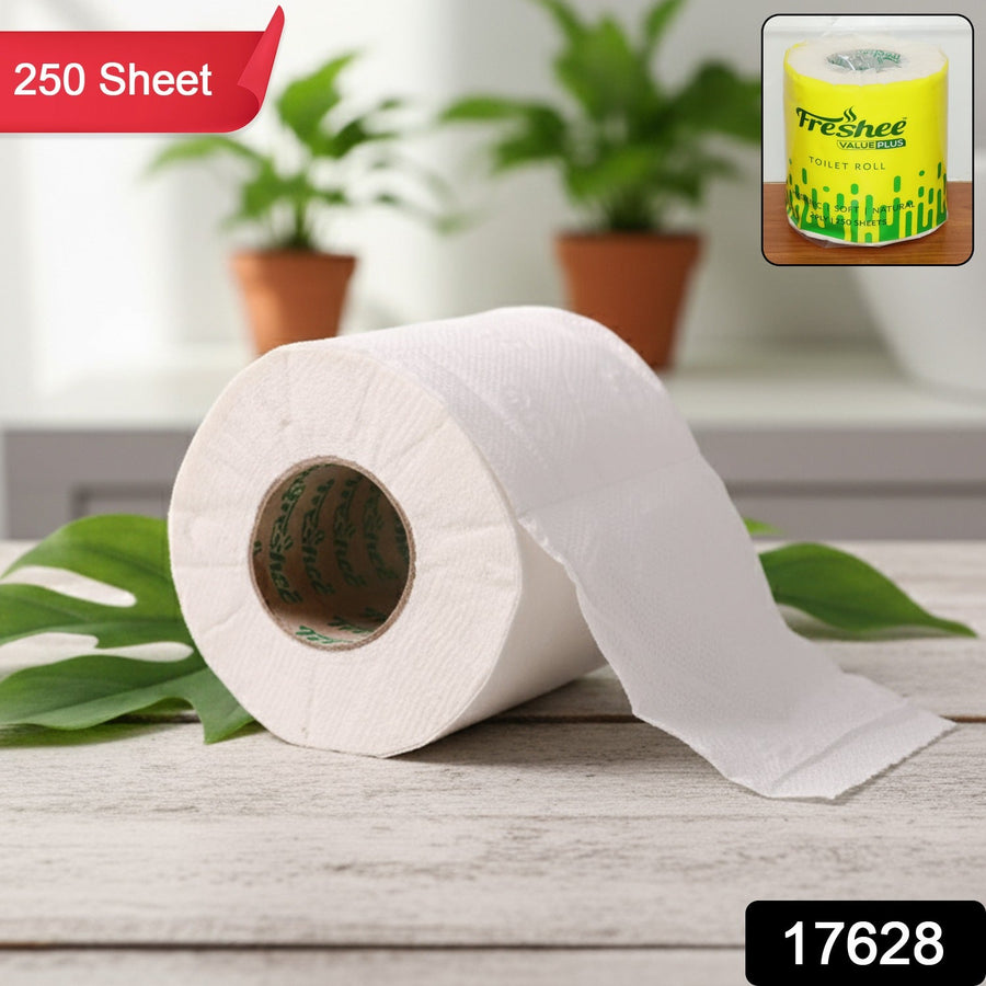 2-Ply Toilet Roll – Ultra-Soft with 250 Sheets for Comfort