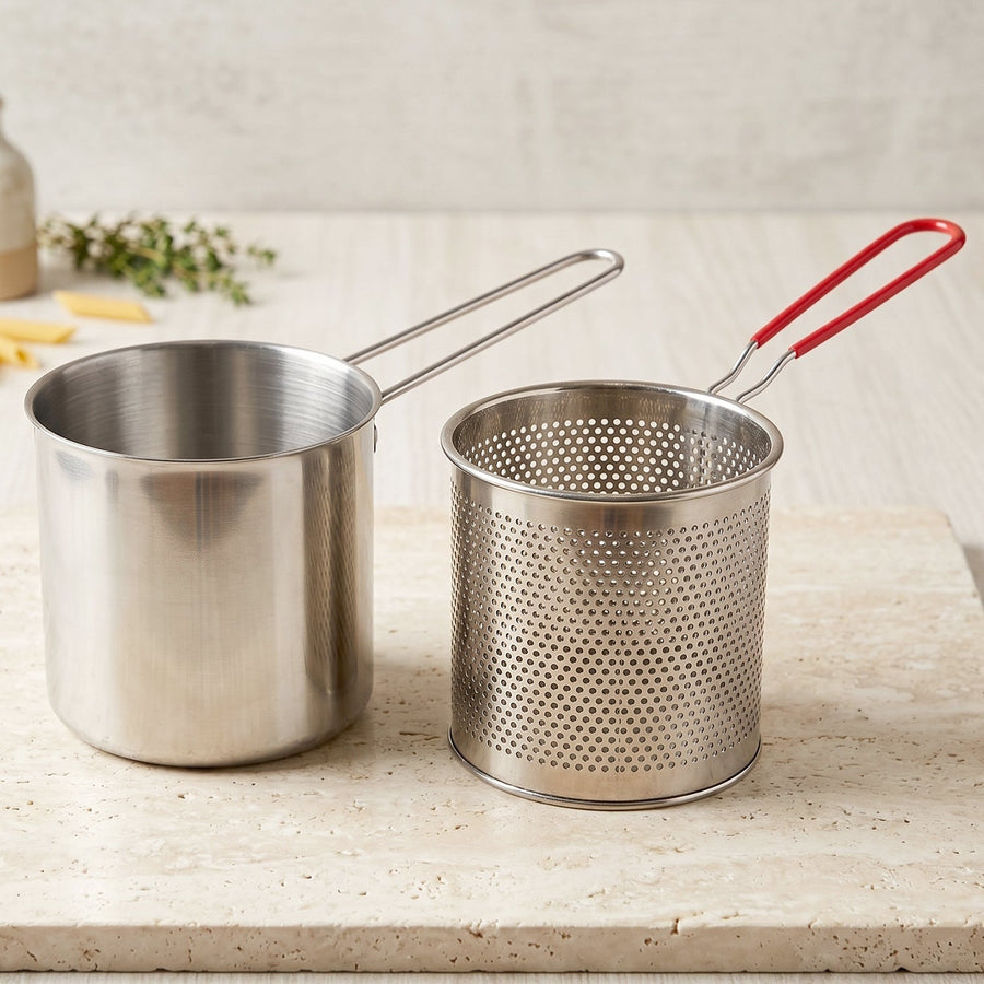 Stainless Steel Deep Frying Pot – Compact, Durable & Easy to Use