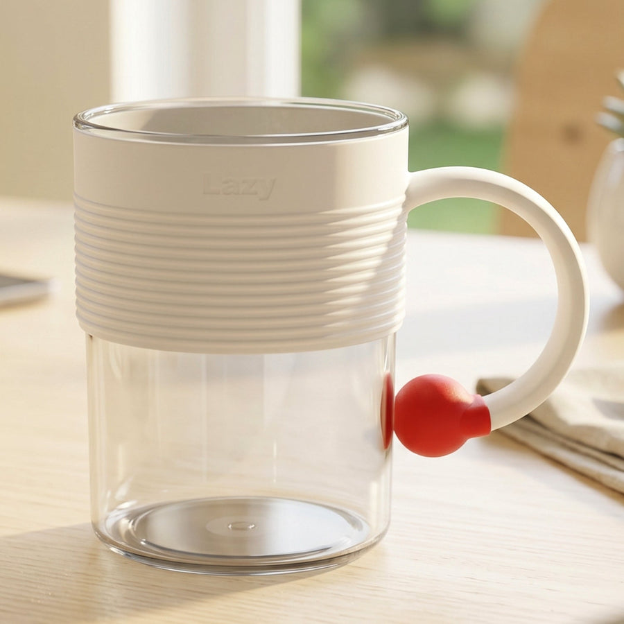 Plastic Coffee Mug – Unbreakable with Ring Handle Anti-Slip Grip