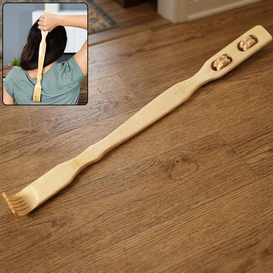Wooden Back Massager Stick – Effective Muscle & Stress Relief